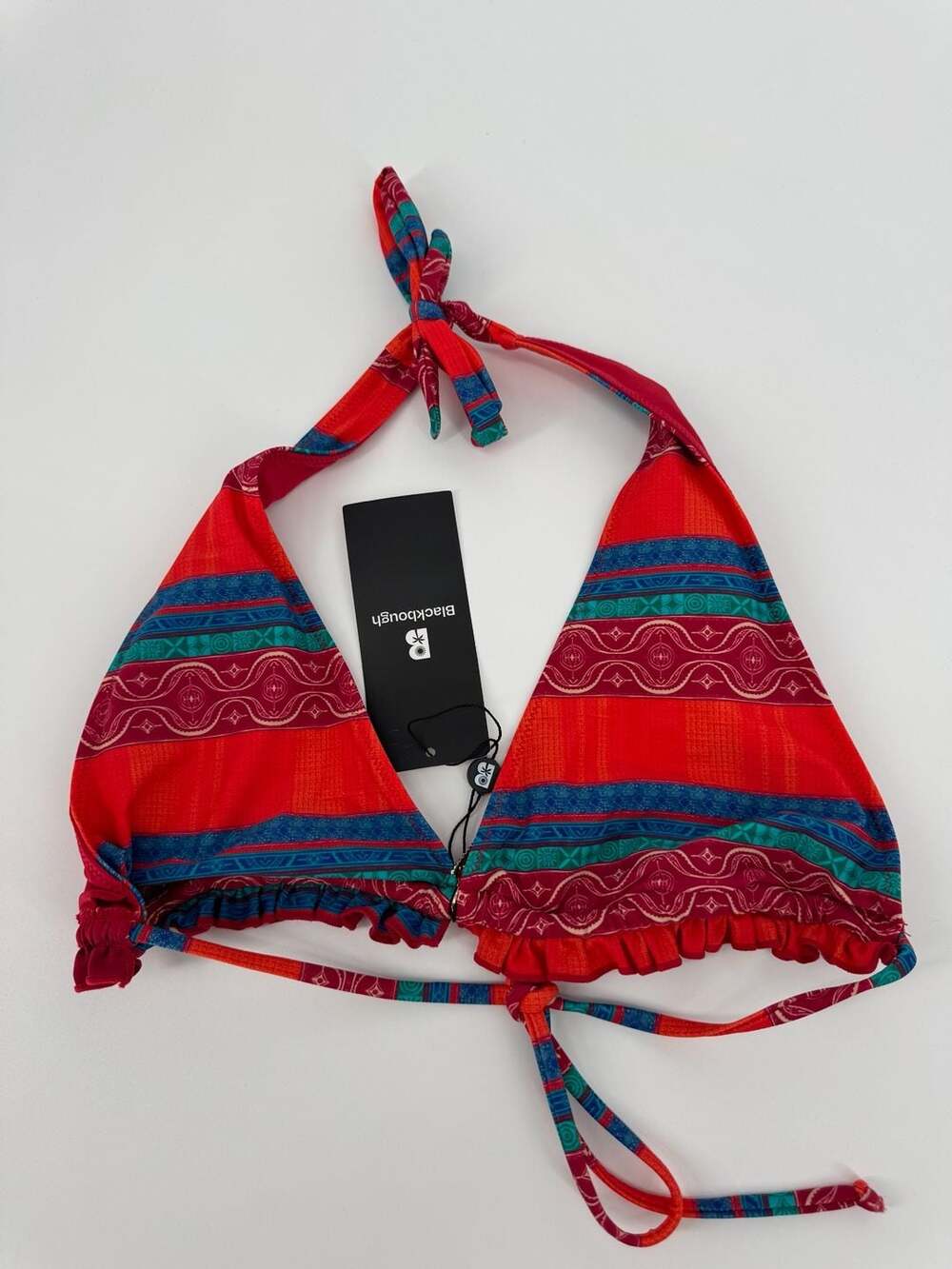 Blackbough Swim Delia Top in Sundance Halter Bikini Top XXL New - Picture 2 of 7